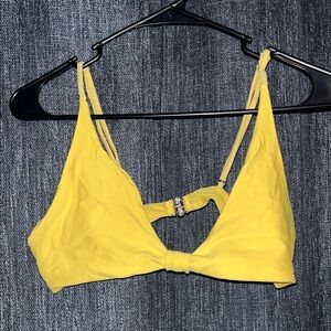 Zaful Bright Yellow Swimsuit Top